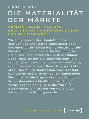 cover image of Die Materialität der Märkte